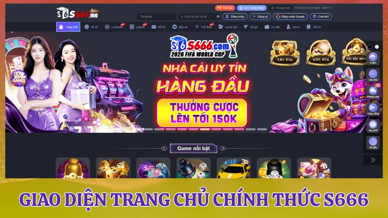 trang chủ S666.com chính thức nhà cái S666 uy tín 2026